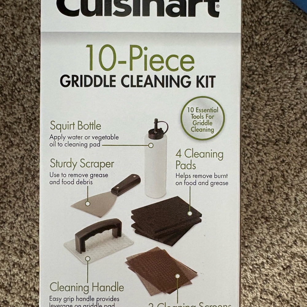 Cuisinart Griddle Cleaning Kit - Black and Brown
